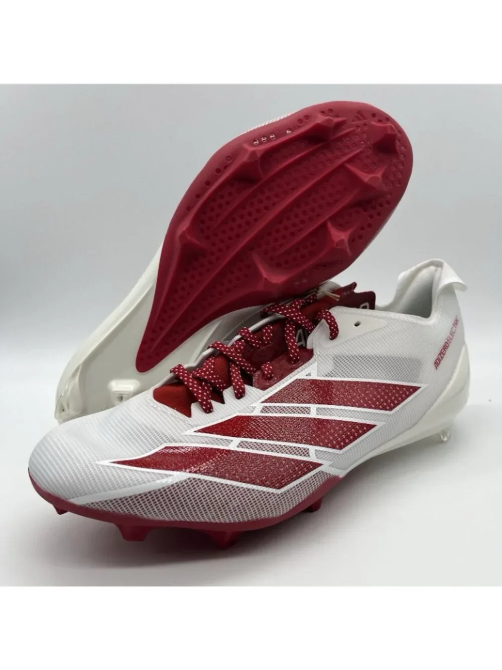 adidas Adizero Electric Men's Football Cleats White Red Size 11 IE6288